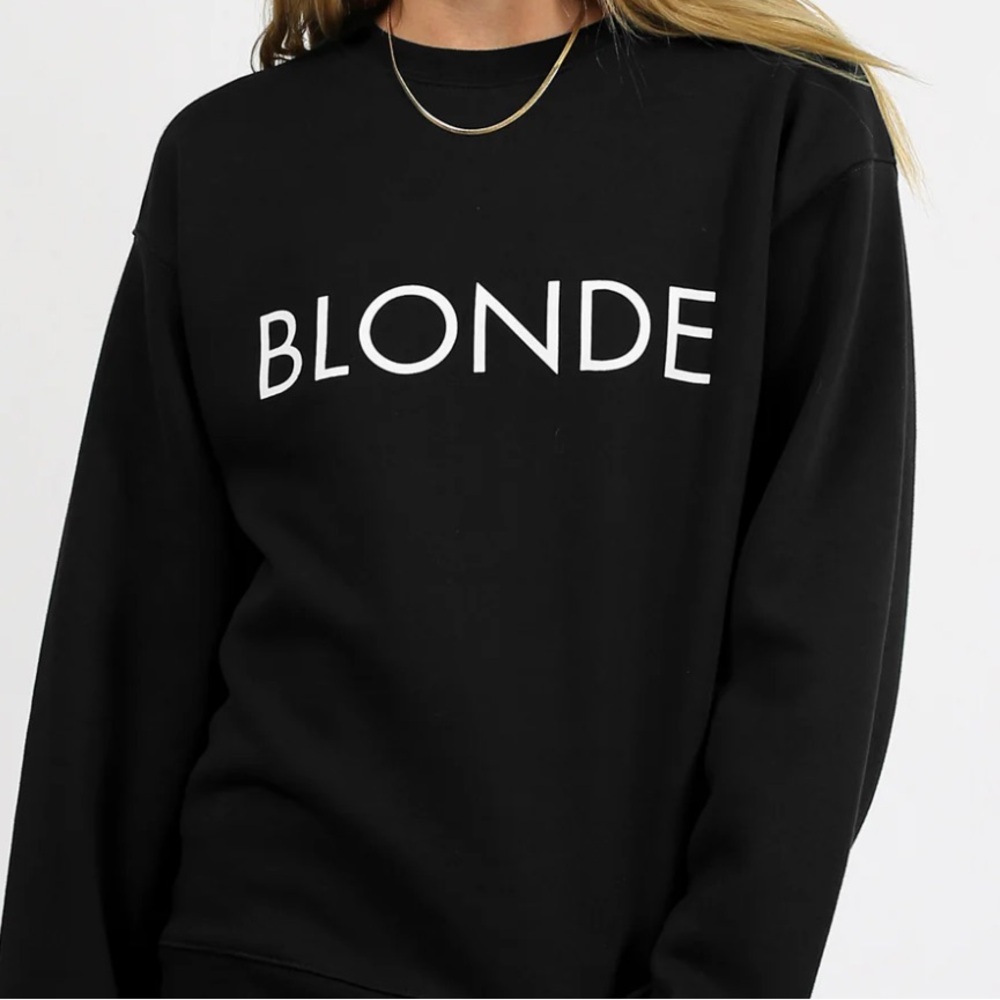 Brunette The Label Blonde Classic sweatshirt. Worn once